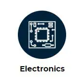 Electronics blue icon