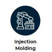 Injection Molding blue icon