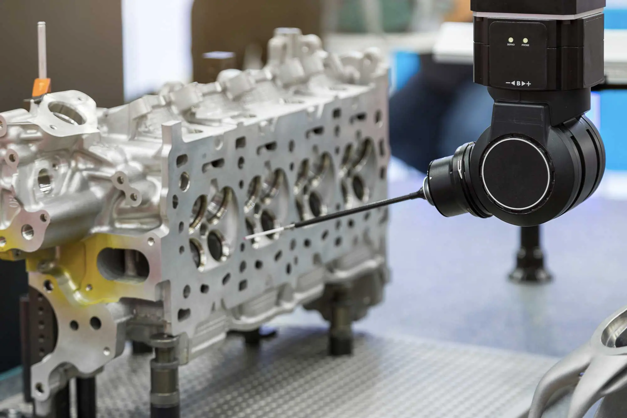 Close-up-touch-probe