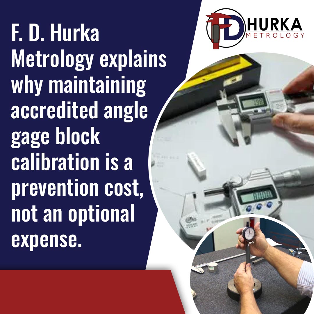 Digital micrometer and dial indicator measuring precision components during accredited calibration process
